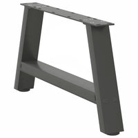 Kavos staliuko kojelės, 2 vnt., antracito spalvos, 70x(30 - 31) cm, plienas - Namų Idėja
