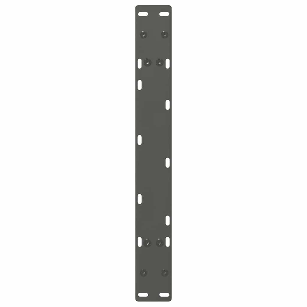 Kavos staliuko kojelės, 2 vnt., antracito spalvos, 70x(30 - 31) cm, plienas - Namų Idėja