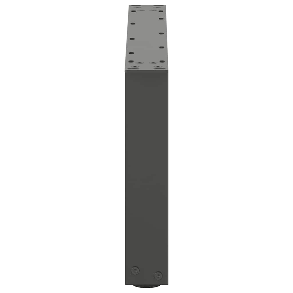Kavos staliuko kojelės, 2 vnt., antracito spalvos, 70x(30 - 31) cm, plienas - Namų Idėja