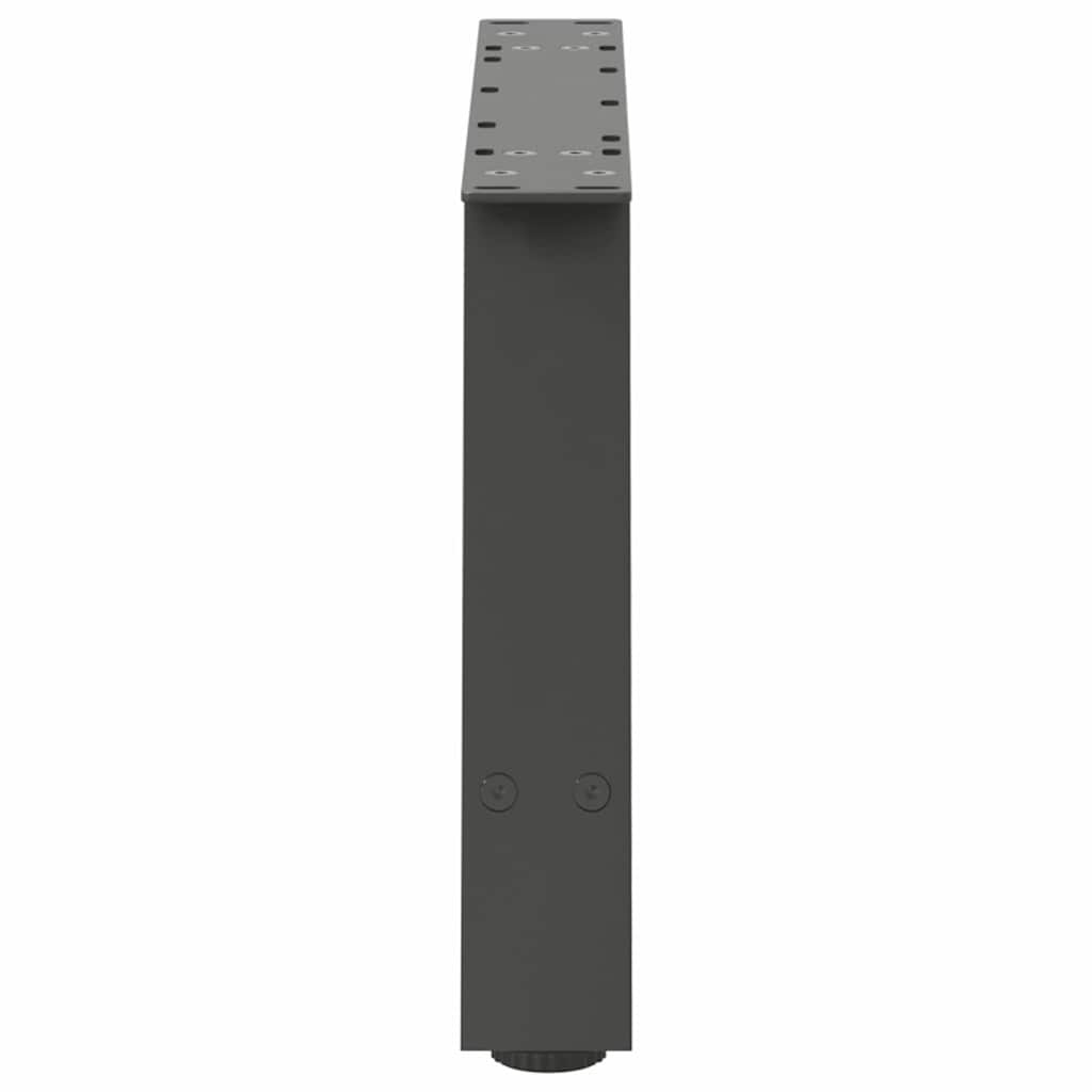 Kavos staliuko kojelės, 2 vnt., antracito spalvos, 70x(30 - 31) cm, plienas - Namų Idėja