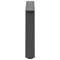Kavos staliuko kojelės, 2 vnt., antracito spalvos, 70x(30 - 31) cm, plienas - Namų Idėja