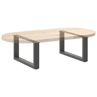 Kavos staliuko kojelės, 2 vnt., antracito spalvos, 70x(30 - 31) cm, plienas - Namų Idėja