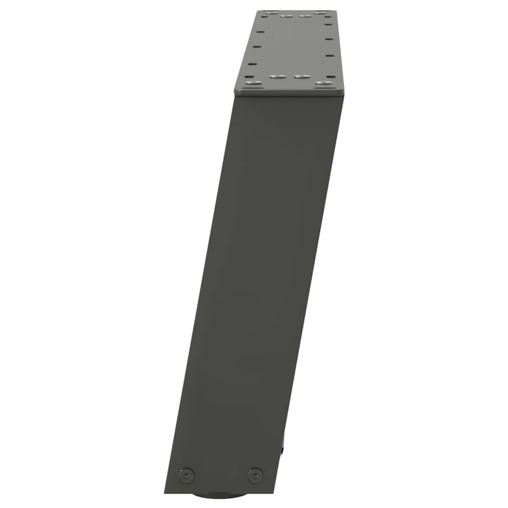 Kavos staliuko kojelės, 2 vnt., antracito spalvos, 70x(30 - 31) cm, plienas - Namų Idėja