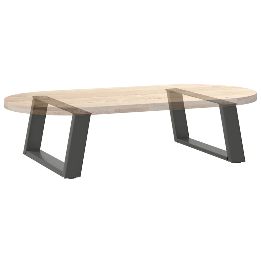 Kavos staliuko kojelės, 2 vnt., antracito spalvos, 70x(30 - 31) cm, plienas - Namų Idėja