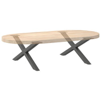 Kavos staliuko kojelės, 2 vnt., antracito spalvos, 70x(30 - 31) cm, plienas - Namų Idėja
