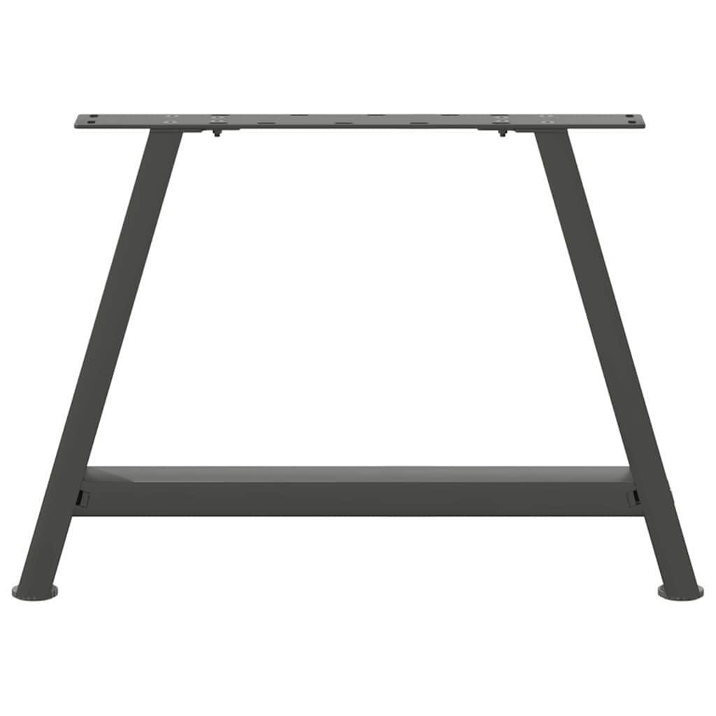 Kavos staliuko kojelės, 2 vnt., antracito spalvos, 70x(42 - 43) cm, plienas - Namų Idėja