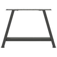 Kavos staliuko kojelės, 2 vnt., antracito spalvos, 70x(42 - 43) cm, plienas - Namų Idėja