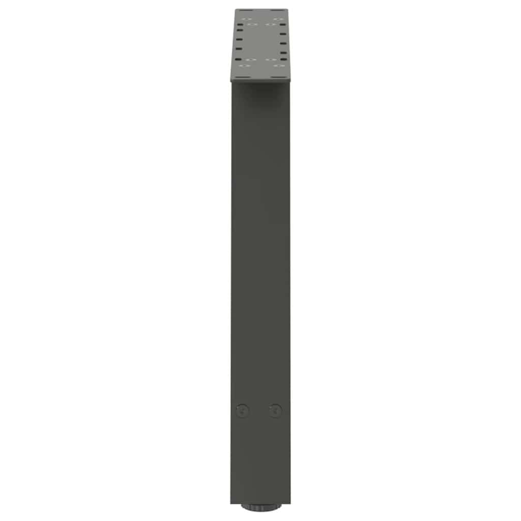 Kavos staliuko kojelės, 2 vnt., antracito spalvos, 70x(42 - 43) cm, plienas - Namų Idėja