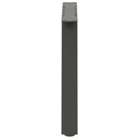 Kavos staliuko kojelės, 2 vnt., antracito spalvos, 70x(42 - 43) cm, plienas - Namų Idėja