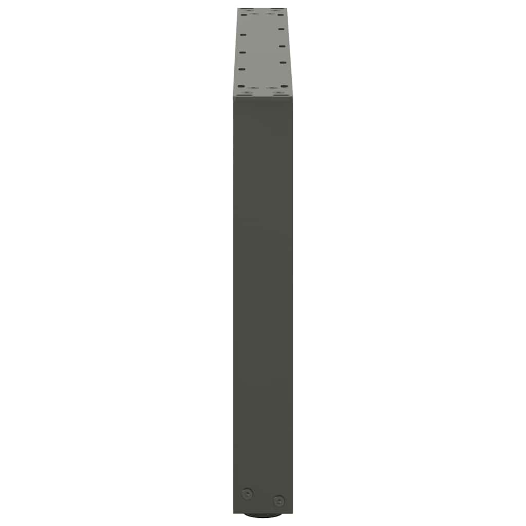 Kavos staliuko kojelės, 2 vnt., antracito spalvos, 70x(42 - 43) cm, plienas - Namų Idėja