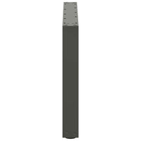 Kavos staliuko kojelės, 2 vnt., antracito spalvos, 70x(42 - 43) cm, plienas - Namų Idėja