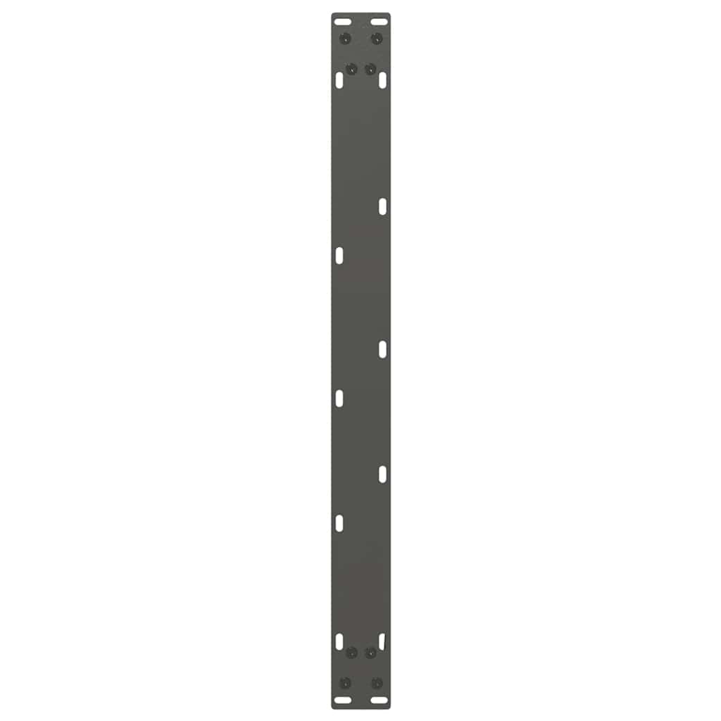 Kavos staliuko kojelės, 2 vnt., antracito spalvos, 70x(42 - 43) cm, plienas - Namų Idėja