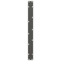 Kavos staliuko kojelės, 2 vnt., antracito spalvos, 70x(42 - 43) cm, plienas - Namų Idėja