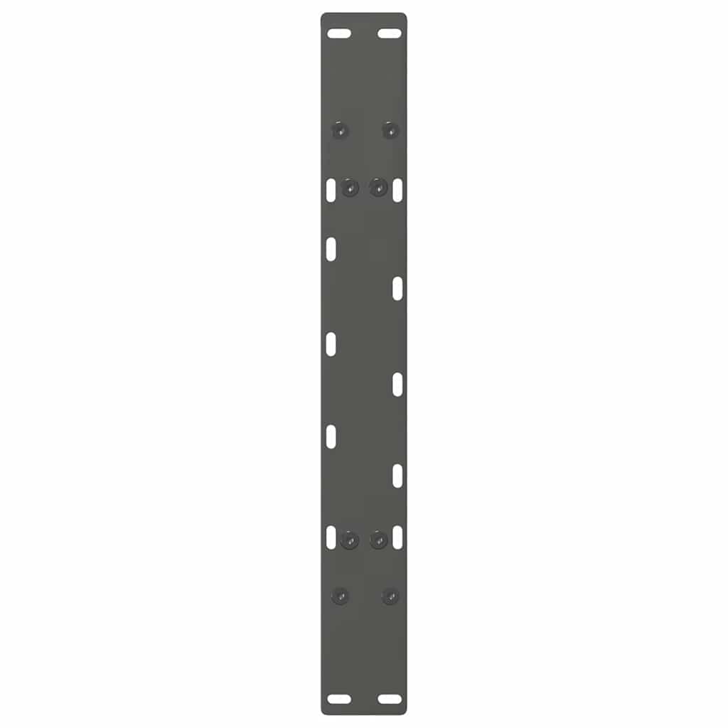 Kavos staliuko kojelės, 2 vnt., antracito spalvos, 70x(42 - 43) cm, plienas - Namų Idėja