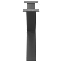 Kavos staliuko kojelės, 2 vnt., antracito spalvos, 70x(42 - 43) cm, plienas - Namų Idėja