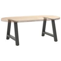 Kavos staliuko kojelės, 2 vnt., antracito spalvos, 70x(42 - 43) cm, plienas - Namų Idėja