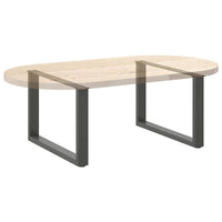 Kavos staliuko kojelės, 2 vnt., antracito spalvos, 70x(42 - 43) cm, plienas - Namų Idėja