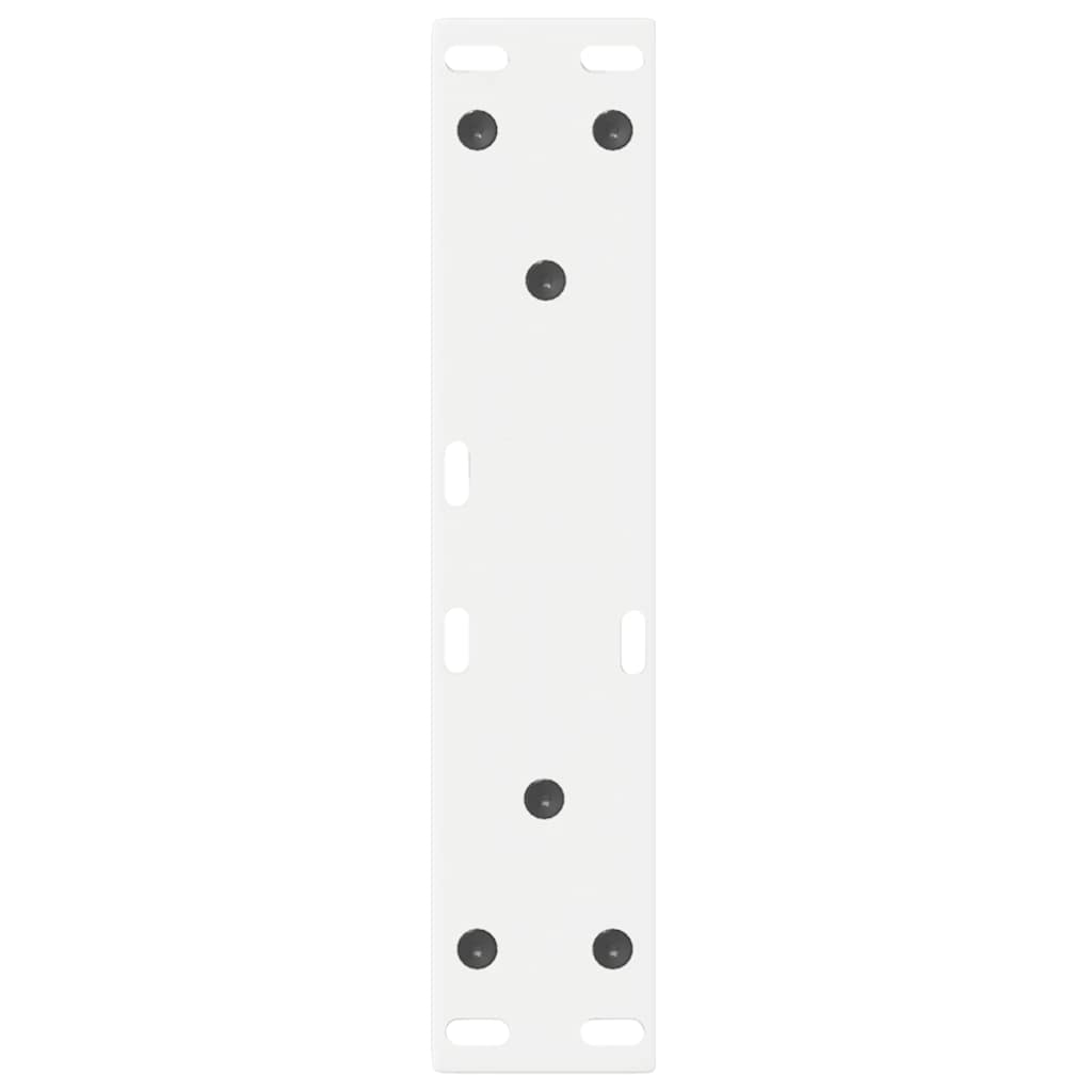 Kavos staliuko kojelės, 2 vnt., baltos, 28x(42 - 43,3) cm, plienas - Namų Idėja