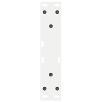 Kavos staliuko kojelės, 2 vnt., baltos, 28x(42 - 43,3) cm, plienas - Namų Idėja