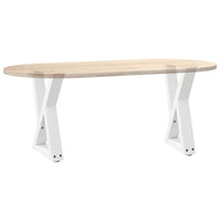 Kavos staliuko kojelės, 2 vnt., baltos, 28x(42 - 43,3) cm, plienas - Namų Idėja