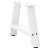 Kavos staliuko kojelės, 2 vnt., baltos, 30x(30 - 31) cm, plienas, A formos - Namų Idėja