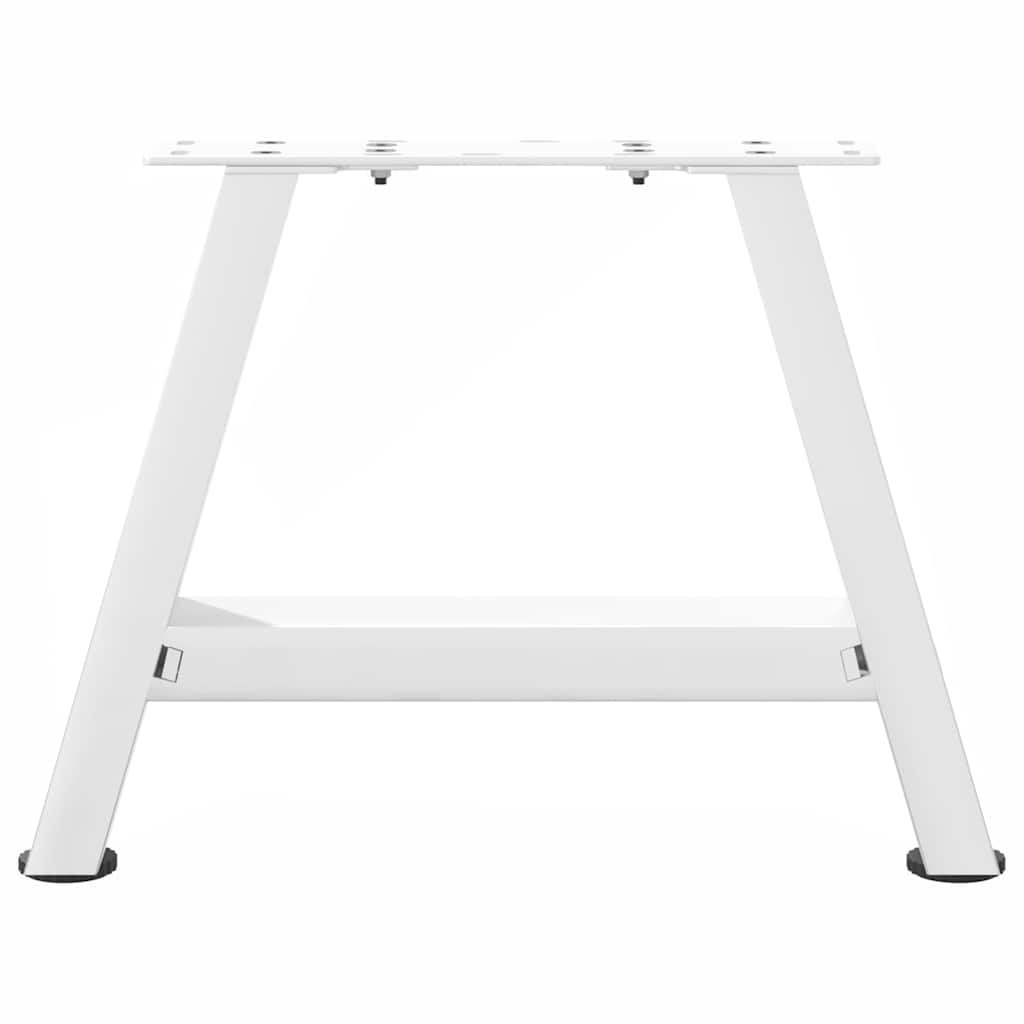 Kavos staliuko kojelės, 2 vnt., baltos, 30x(30 - 31) cm, plienas, A formos - Namų Idėja