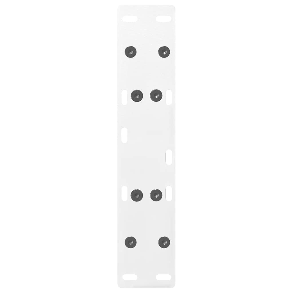 Kavos staliuko kojelės, 2 vnt., baltos, 30x(30 - 31) cm, plienas, A formos - Namų Idėja
