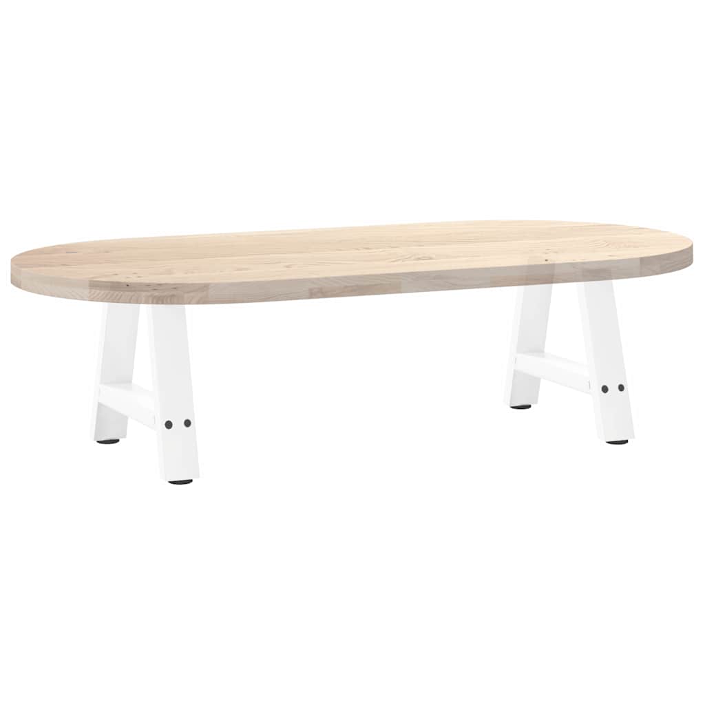 Kavos staliuko kojelės, 2 vnt., baltos, 30x(30 - 31) cm, plienas, A formos - Namų Idėja