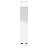 Kavos staliuko kojelės, 2 vnt., baltos, 30x(30 - 31,3) cm, plienas - Namų Idėja