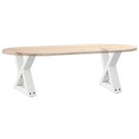 Kavos staliuko kojelės, 2 vnt., baltos, 30x(30 - 31,3) cm, plienas - Namų Idėja
