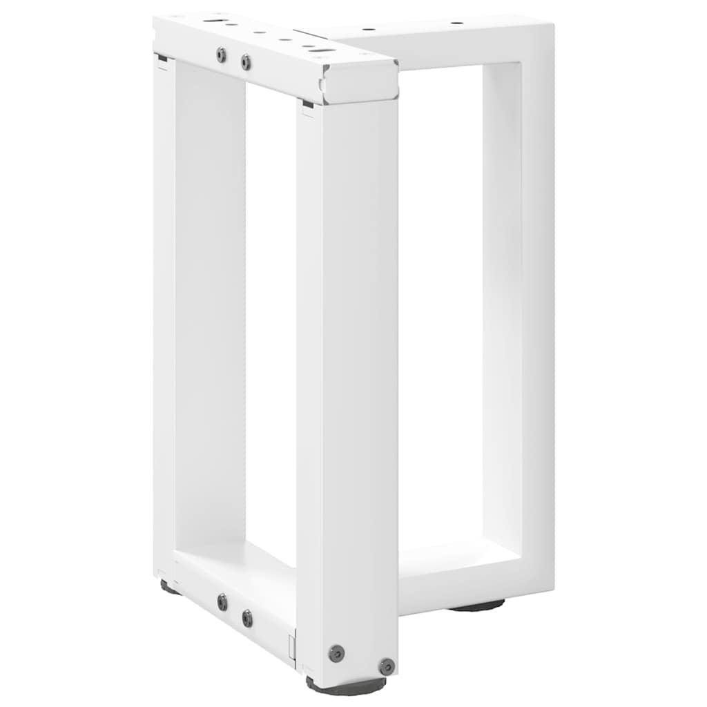 Kavos staliuko kojelės, 2 vnt., baltos, 38x25x(42 - 43) cm, plienas - Namų Idėja