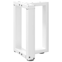 Kavos staliuko kojelės, 2 vnt., baltos, 38x25x(42 - 43) cm, plienas - Namų Idėja