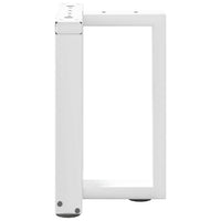 Kavos staliuko kojelės, 2 vnt., baltos, 38x25x(42 - 43) cm, plienas - Namų Idėja