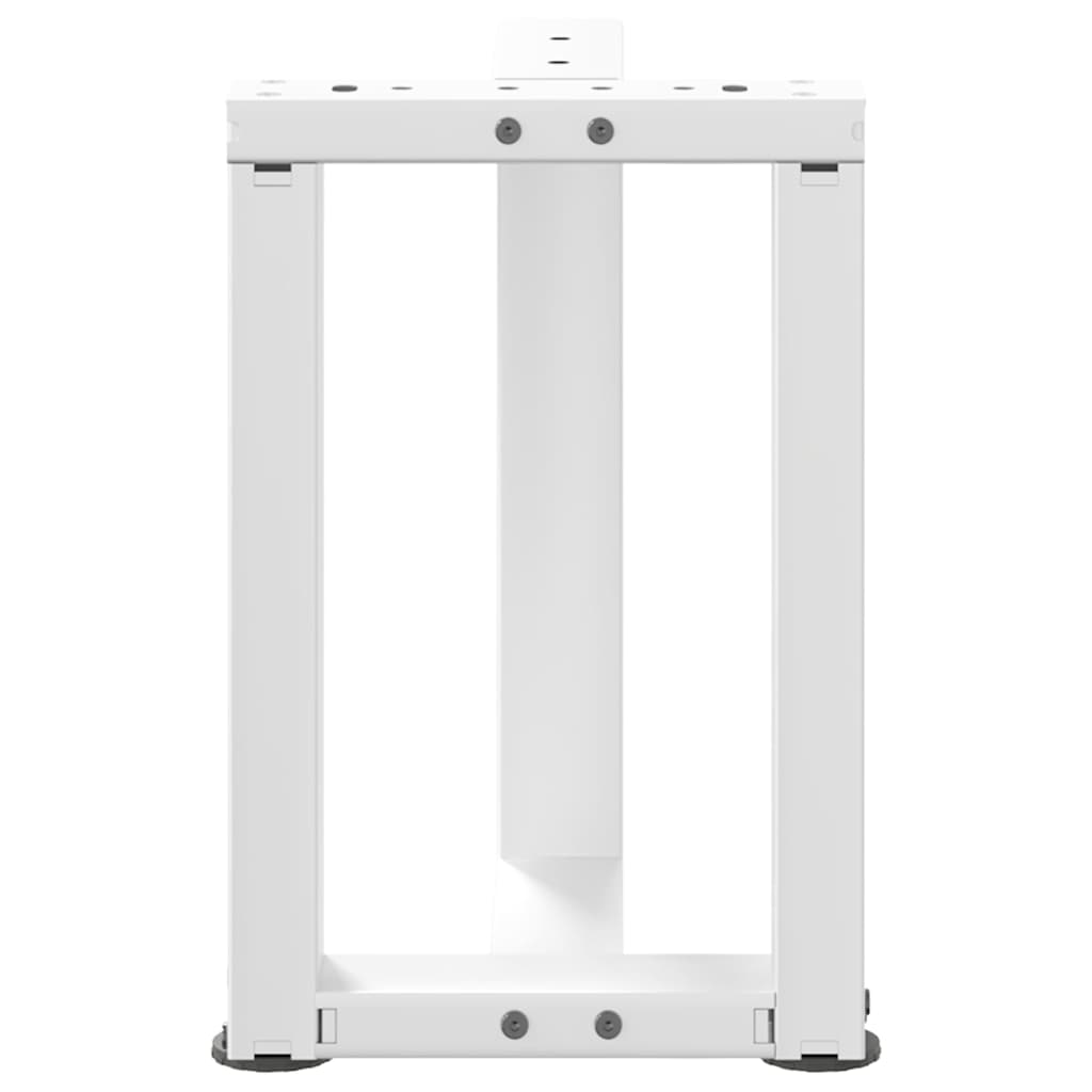 Kavos staliuko kojelės, 2 vnt., baltos, 38x25x(42 - 43) cm, plienas - Namų Idėja