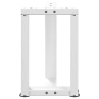 Kavos staliuko kojelės, 2 vnt., baltos, 38x25x(42 - 43) cm, plienas - Namų Idėja