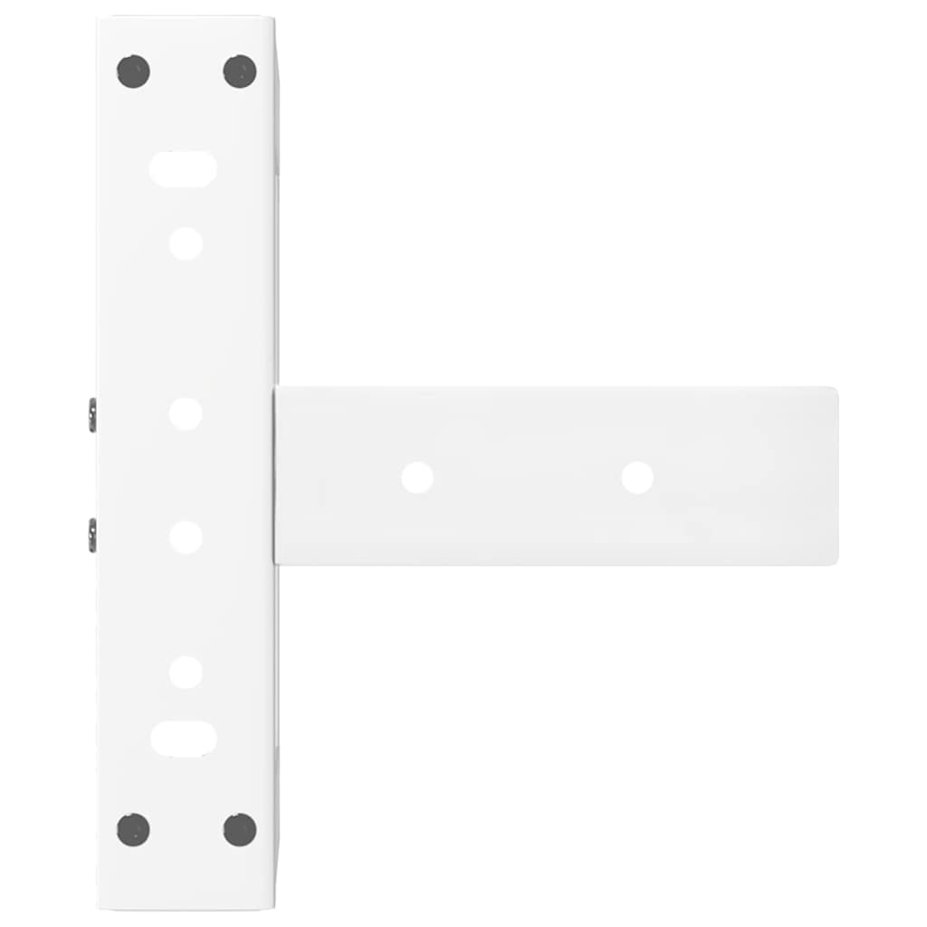 Kavos staliuko kojelės, 2 vnt., baltos, 38x25x(42 - 43) cm, plienas - Namų Idėja