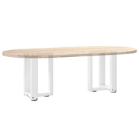 Kavos staliuko kojelės, 2 vnt., baltos, 38x25x(42 - 43) cm, plienas - Namų Idėja