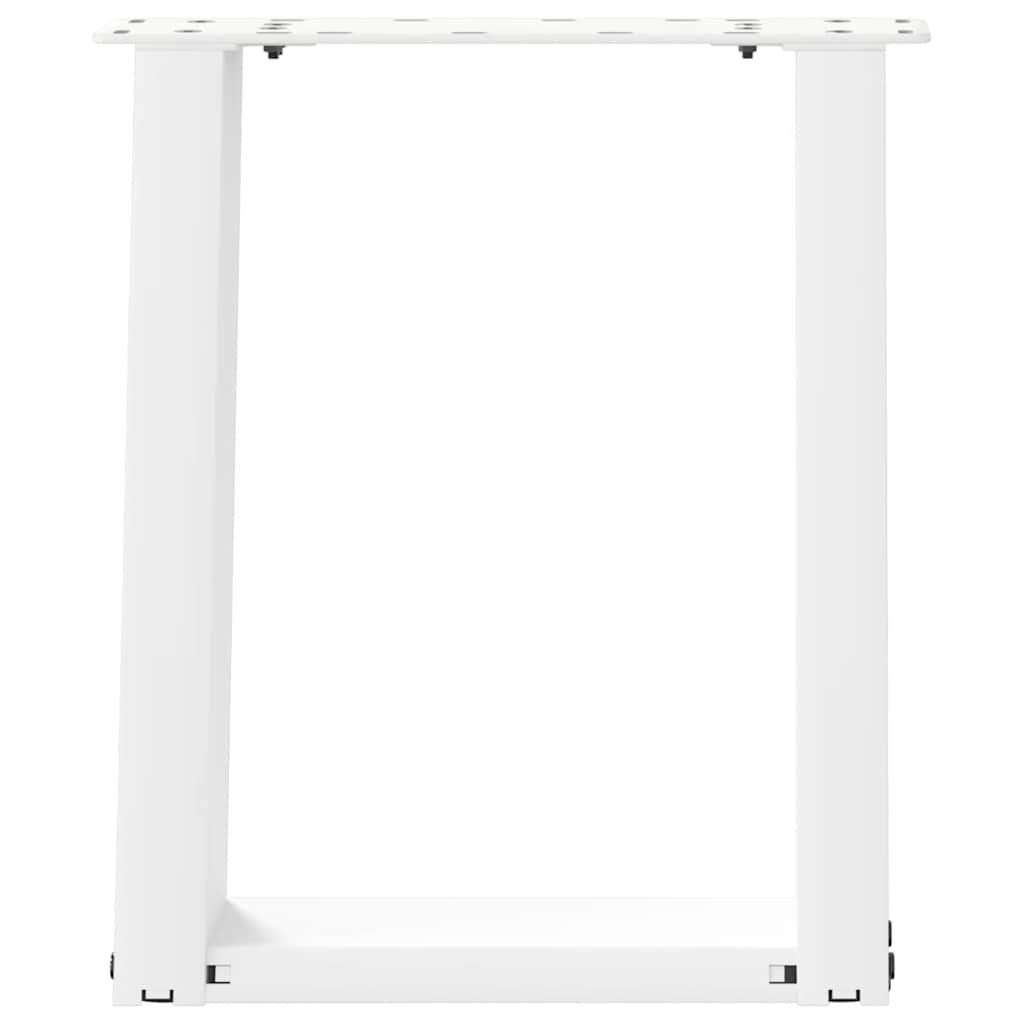 Kavos staliuko kojelės, 2 vnt., baltos, 38x(42 - 43) cm, plienas, U formos - Namų Idėja