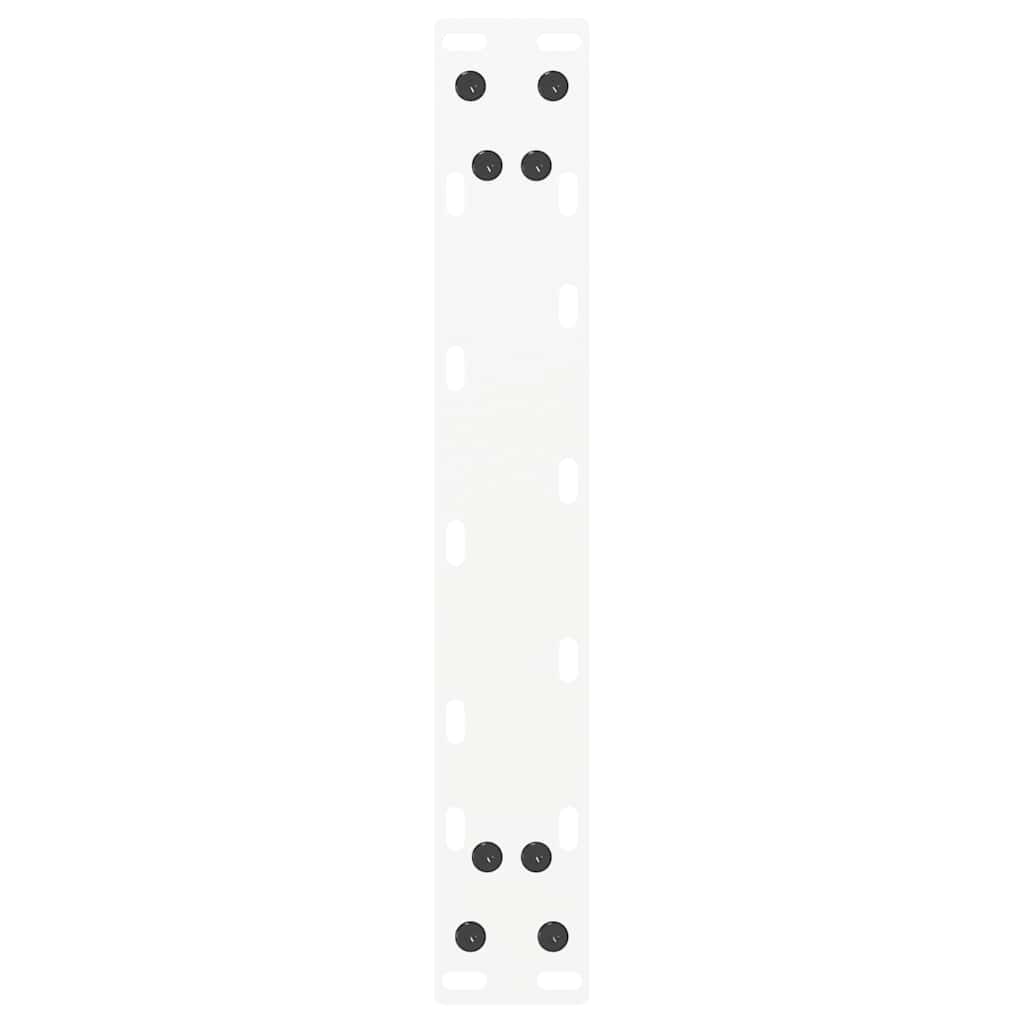Kavos staliuko kojelės, 2 vnt., baltos, 38x(42 - 43) cm, plienas, U formos - Namų Idėja