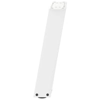 Kavos staliuko kojelės, 2 vnt., baltos, 38x(42 - 43) cm, plienas, U formos - Namų Idėja
