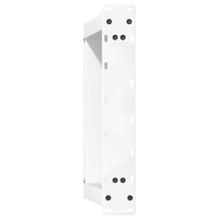 Kavos staliuko kojelės, 2 vnt., baltos, 40x(30 - 31) cm, plienas, U formos - Namų Idėja