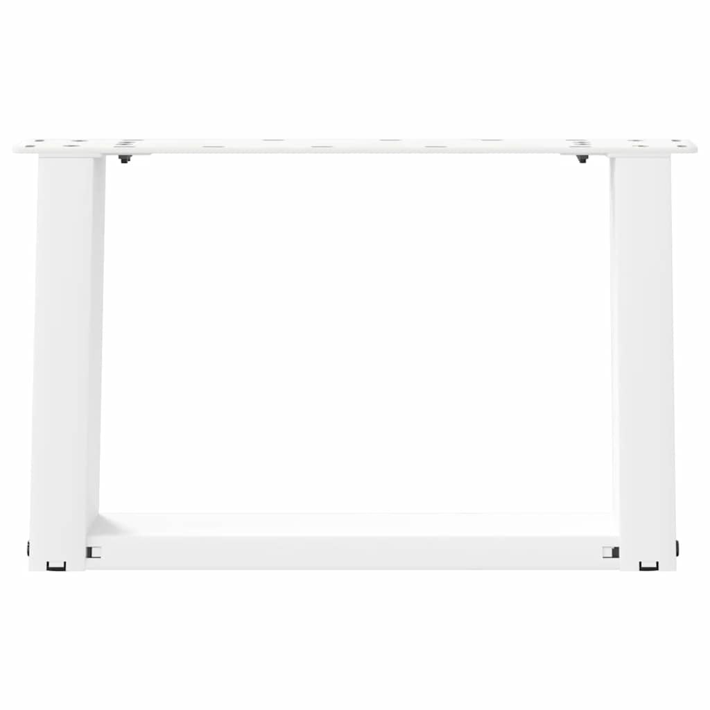 Kavos staliuko kojelės, 2 vnt., baltos, 40x(30 - 31) cm, plienas, U formos - Namų Idėja