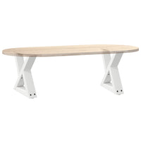 Kavos staliuko kojelės, 2 vnt., baltos, 40x(30 - 31,3) cm, plienas - Namų Idėja