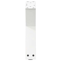 Kavos staliuko kojelės, 2 vnt., baltos, 40x(30 - 31,3) cm, plienas - Namų Idėja