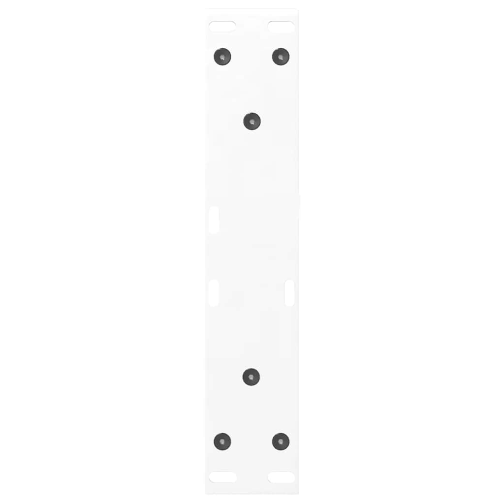 Kavos staliuko kojelės, 2 vnt., baltos, 40x(30 - 31,3) cm, plienas - Namų Idėja