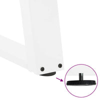 Kavos staliuko kojelės, 2 vnt., baltos, 50x(30 - 31) cm, plienas, U formos - Namų Idėja