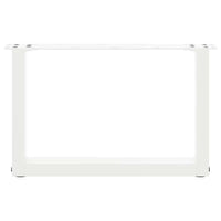 Kavos staliuko kojelės, 2 vnt., baltos, 50x(30 - 31) cm, plienas, U formos - Namų Idėja