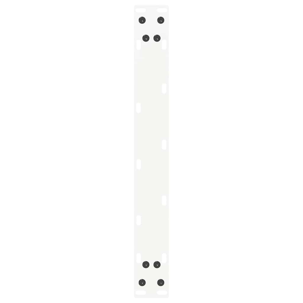 Kavos staliuko kojelės, 2 vnt., baltos, 50x(30 - 31) cm, plienas, U formos - Namų Idėja