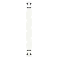 Kavos staliuko kojelės, 2 vnt., baltos, 50x(30 - 31) cm, plienas, U formos - Namų Idėja