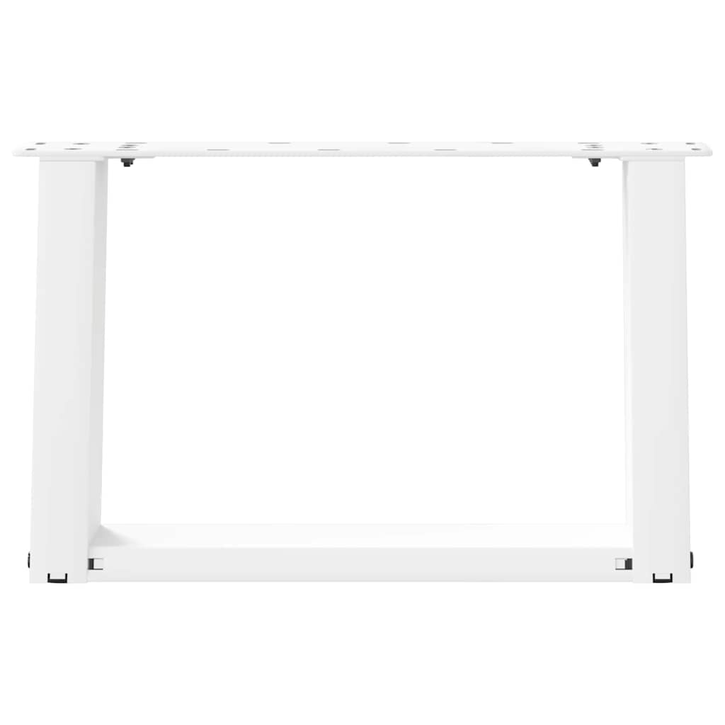 Kavos staliuko kojelės, 2 vnt., baltos, 50x(30 - 31) cm, plienas, U formos - Namų Idėja